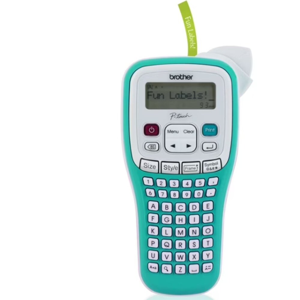 Brothers' Teal Handheld Labels Printer / Maker